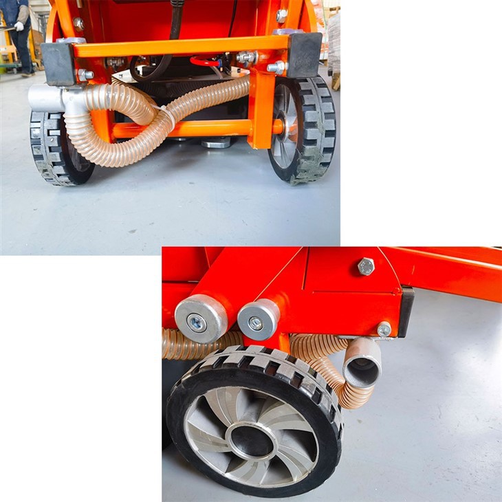 VANSE VS-630 Mini 3 Phase 7.5KW 380V 305kg 620mm Working Width Handheld Planetary Concrete Surface Grinder With Accessories